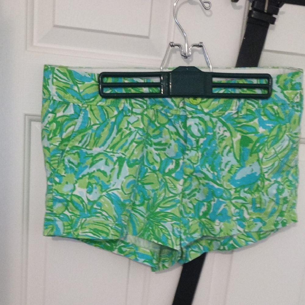 Lilly Pulitzer Green and Blue Shorts